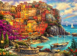 Grafika Puzzle Chuck Pinson - Cinque Terre Puzzle - 2000 Teile