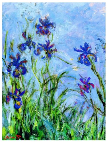 Eurographics puzzle Claude Monet: Schwertlilien (Detail) - 1000 Teile