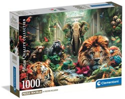 Clementoni Puzzle Mystic Jungle - 1000 Teile für Erwachsene