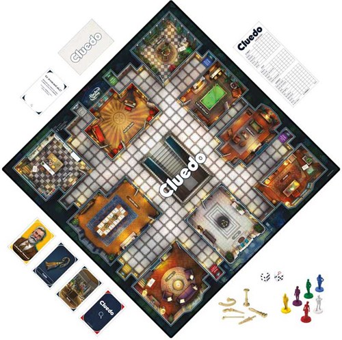 Hasbro Brettspiel CLUEDO klassisches Detektivspiel Familienspiel-2
