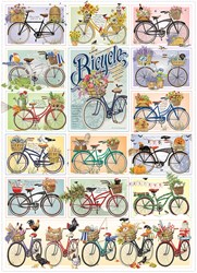 Cobble Hill Puzzle Fahrräder - 1000 Teile Puzzle Erwachsene