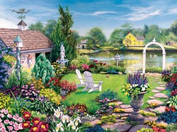 Cobble Hill Puzzle Landschaft By the Pond 275 Teile Puzzle-Spaß