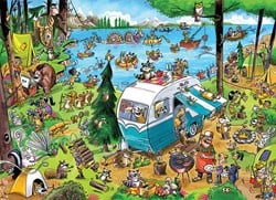 Cobble Hill Puzzle Familie 350 Teile - Call of the Wild Natur