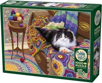 Cobble Hill Puzzle Comfy Cat 1000 Teile Tiere Puzzle-2