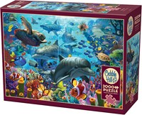 Cobble Hill Puzzle Coral Sea - 2000 Teile Unterwasserwelt Jigsaw-2