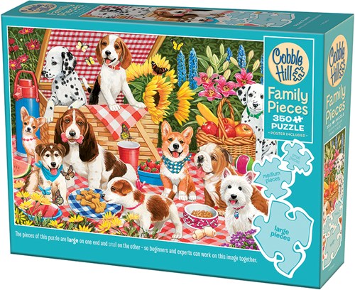 Cobble Hill Puzzle - Familienpuzzle Picknickparty - 350 Teile-2