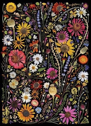 Cobble Hill Puzzle Flower Press Happiness 1000 Teile Puzzle Blumen