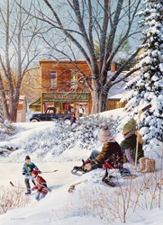 Cobble Hill Puzzle Getting Ready 1000 Teile - buntes Puzzlespaß