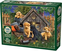 Cobble Hill Puzzle In the Doghouse 1000 Teile Puzzlespiel-2