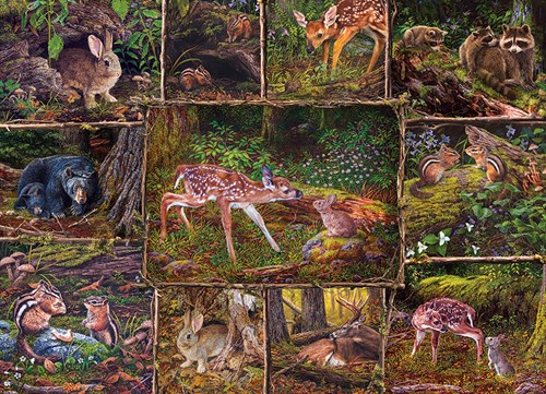 Cobble Hill Puzzle Into the Woods - Familienpuzzle - 350 Teile