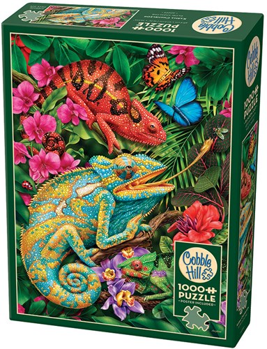 Cobble Hill Puzzle Karma Chameleon - 1000 Teile Puzzle Spaß-2