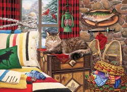Cobble Hill Puzzle Katze 1000 Teile - bunte Kinderpuzzle