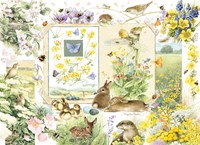 Cobble Hill Puzzle Natur 1000 Teile - Frühling Tiere Blumen Vögel