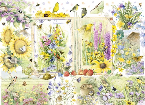 Cobble Hill Puzzle Natur Sommer 1000 Teile - Vögel Landschaft Puzzle