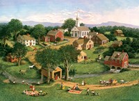 Cobble Hill Puzzle Picnic by the Bridge - 1000 Teile Landschaftsspiel