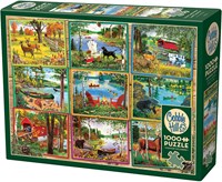 Cobble Hill Puzzle Postcards from Lake Country - 1000 Teile Puzzle Spaß-2