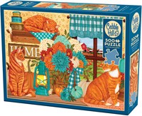 Cobble Hill Puzzle Katzen Pumpkin Patch - 500 Teile Puzzle Spaß-2