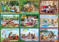 Cobble Hill Puzzle Eichhörnchen auf Urlaub 1000 Teile Tiere