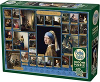 Cobble Hill Puzzle Kunst Vermeer 1000 Teile Erwachsenenpuzzle-2