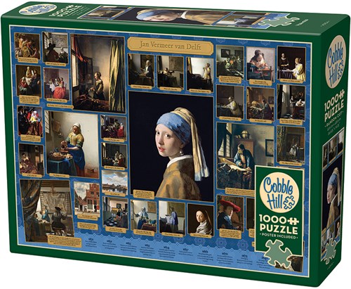 Cobble Hill Puzzle Kunst Vermeer 1000 Teile Erwachsenenpuzzle-2