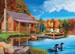 Cobble Hill Puzzle XXL Loon Lake 500 Teile Karton