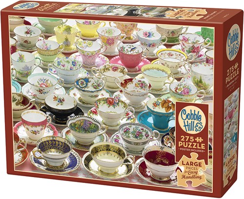Cobble Hill Puzzle Teetassen XXL Teile 275 Stück Jigsaw Puzzle-2