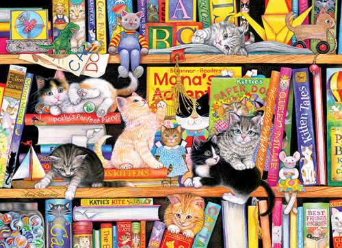 Cobble Hill Puzzle Tiere XXL Pieces Storytime Kittens 350 Teile