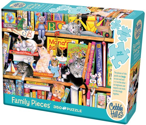Cobble Hill Puzzle Tiere XXL Pieces Storytime Kittens 350 Teile-2