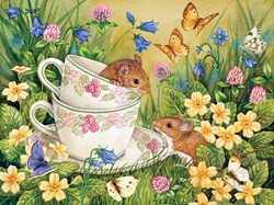 Cobble Hill Puzzle XXL Pieces Tea for Two 275 Teile Kinderpuzzle