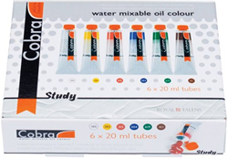 Royal Talens Cobra Study Ölfarben-Set Starter 6x20 ml