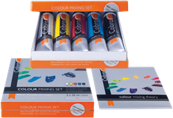 Royal Talens Cobra Wasser-Ölfarben-Set, Mischset Primär, 5 x 20 ml