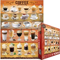 Eurographics Puzzle Kaffee - 1000 Teile Erwachsene Jigsaw-2