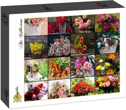 Grafika Collage - Blumen - 1500 Teile-2
