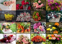 Grafika Collage - Blumen - 1500 Teile