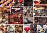 Grafika Puzzle Collage - Schokolade Puzzle 2000 Teile