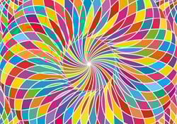 Yazz Colored Circle - 1000 Teile