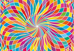 Yazz Puzzle Colored Circle - 1000 Teile Puzzle bunt Kunststoff