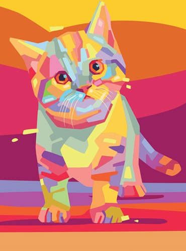 Yazz Colorful Kitty - 1000 Teile