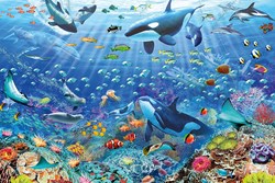 Legpuzzel Kleurrijke Onderwaterwereld, 3000st.