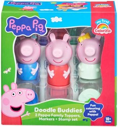 COLORIFIC - PEPPA PIG DOODLE BUDDIES 3 PACK