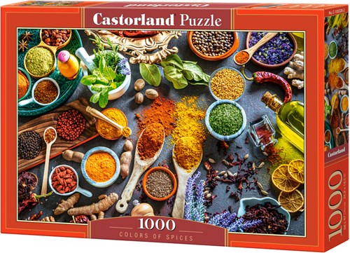 Castorland Puzzle Essen und Trinken 1000 Teile bunt Karton-2