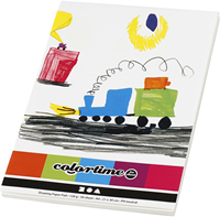 Creativ Company Zeichenblock A4 weiß 120g 50 Blatt Papier