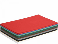 Colortime Weihnachtskarton A4 300 Blatt farbiges Bastelpapier