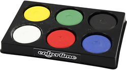 Creativ Company Aquarellpalette - Primärfarben - 6 Blöcke