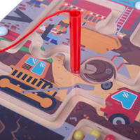 BigJigs Bau Labyrinth Puzzle magnetisches Holzspielzeug-2