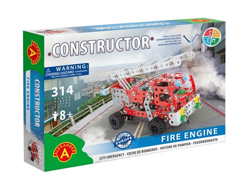 Alexander Toys Constructor – Feuerwehrauto – 314 Teile