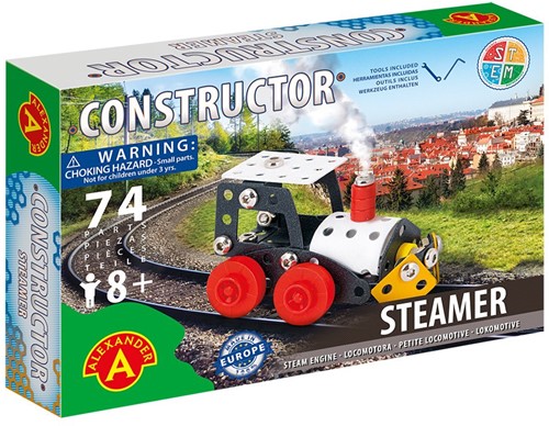 Alexander Toys Constructor – Dampfer (Dampfmaschine) – 74 Stück