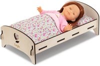 Corolle houten poppenbed bloemen babypop 30/36 cm