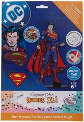 Craft Buddy Superman Crystal Art XL Buddy Bastelset für Kinder