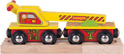 BigJigs Wagen mit Kran (4)
